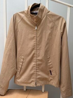 Tan Lightweight Harrington Jacket